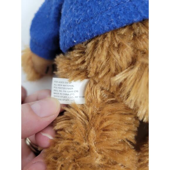 Indianapolis COLTS Super Soft 9" Brown Bear Wearing Hoodie Stuffed Animal - Picture 5 of 9